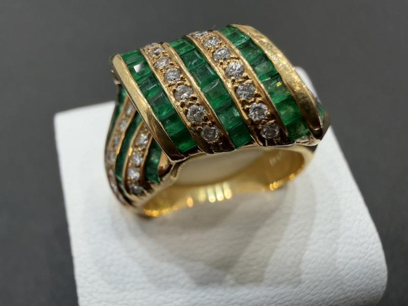 G リング K18 8.5g 石付き