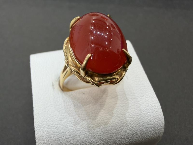 G リング K18 3.5g 石付き