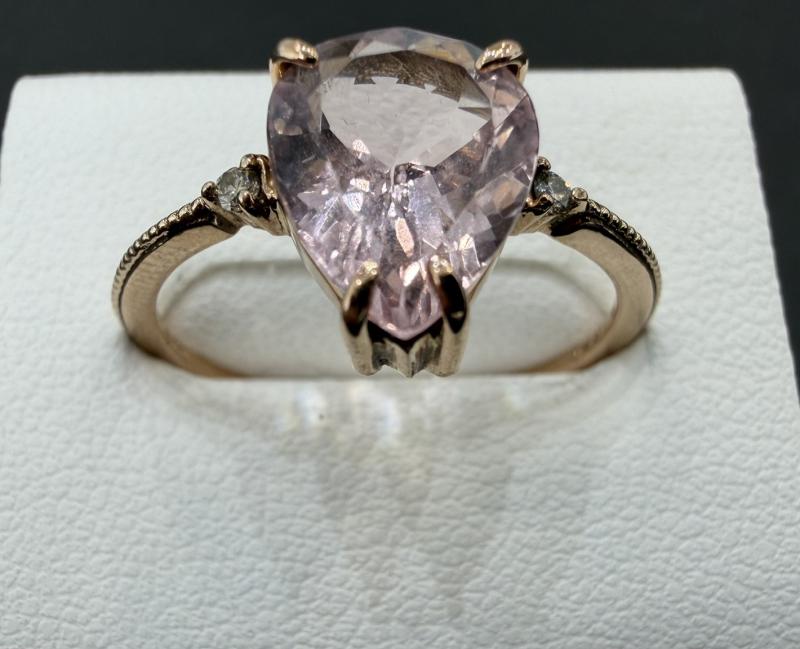 G リング K18 1.9g 石付き