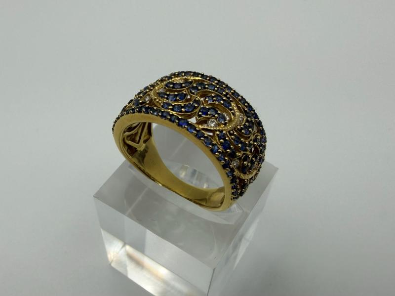 G リング K18　石付　8.5ｇ