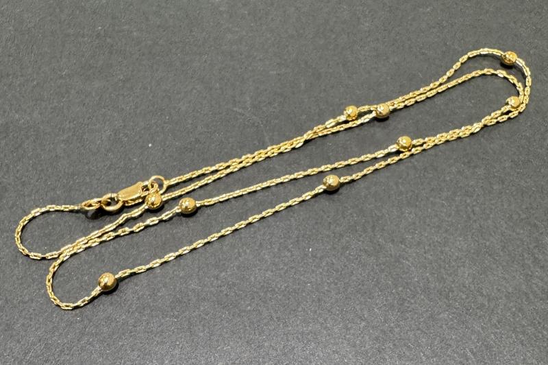 G ネックレス k18 2.7g