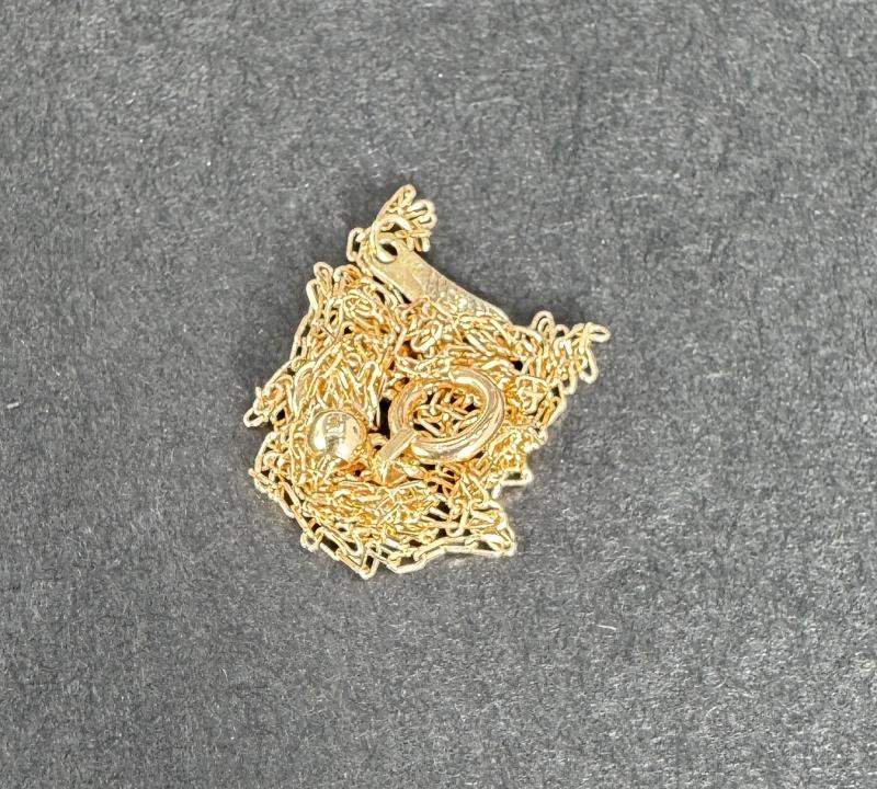 G ネックレス k18　0.9g