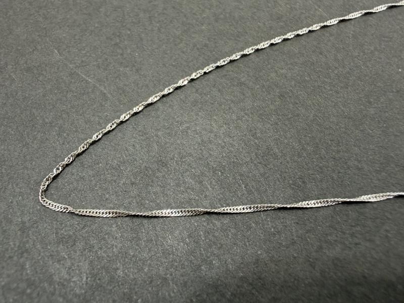 G ネックレス K18WG 1g