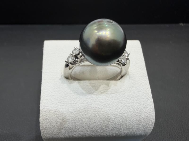 P リング Pt1000 石付き　5.6g