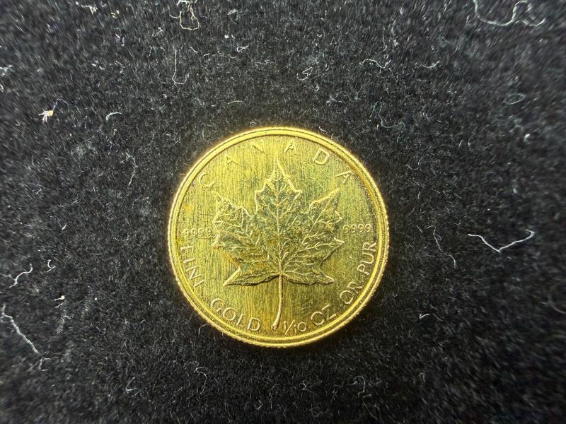 G 金貨 メープルリーフ　K24　3.1ｇ